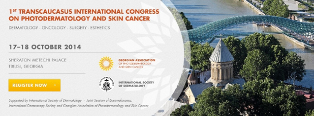 THE FIRST TRANS-CAUCASIAN INTERNATIONAL CONGRESS OF “INTERNATIONAL SOCIETY OF DERMATOLOGISTS” (ISD). TBILISI, 2014