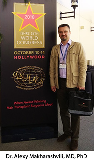 XXVI Congress of The International Society Hair Restoration Surgery (ISHRS) Hollywood, California, USA, 2018